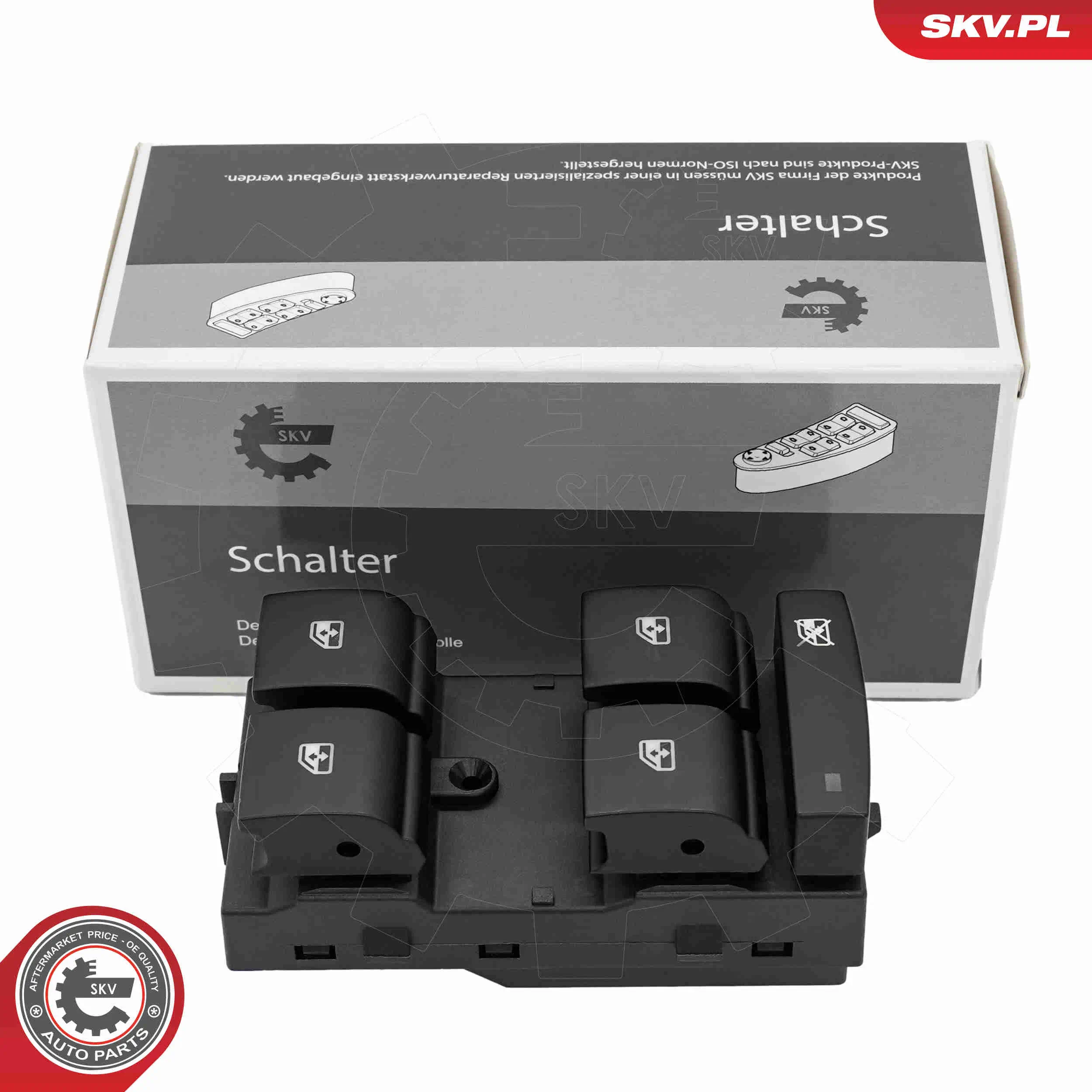 Schalter, Fensterheber fahrerseitig ESEN SKV 37SKV503