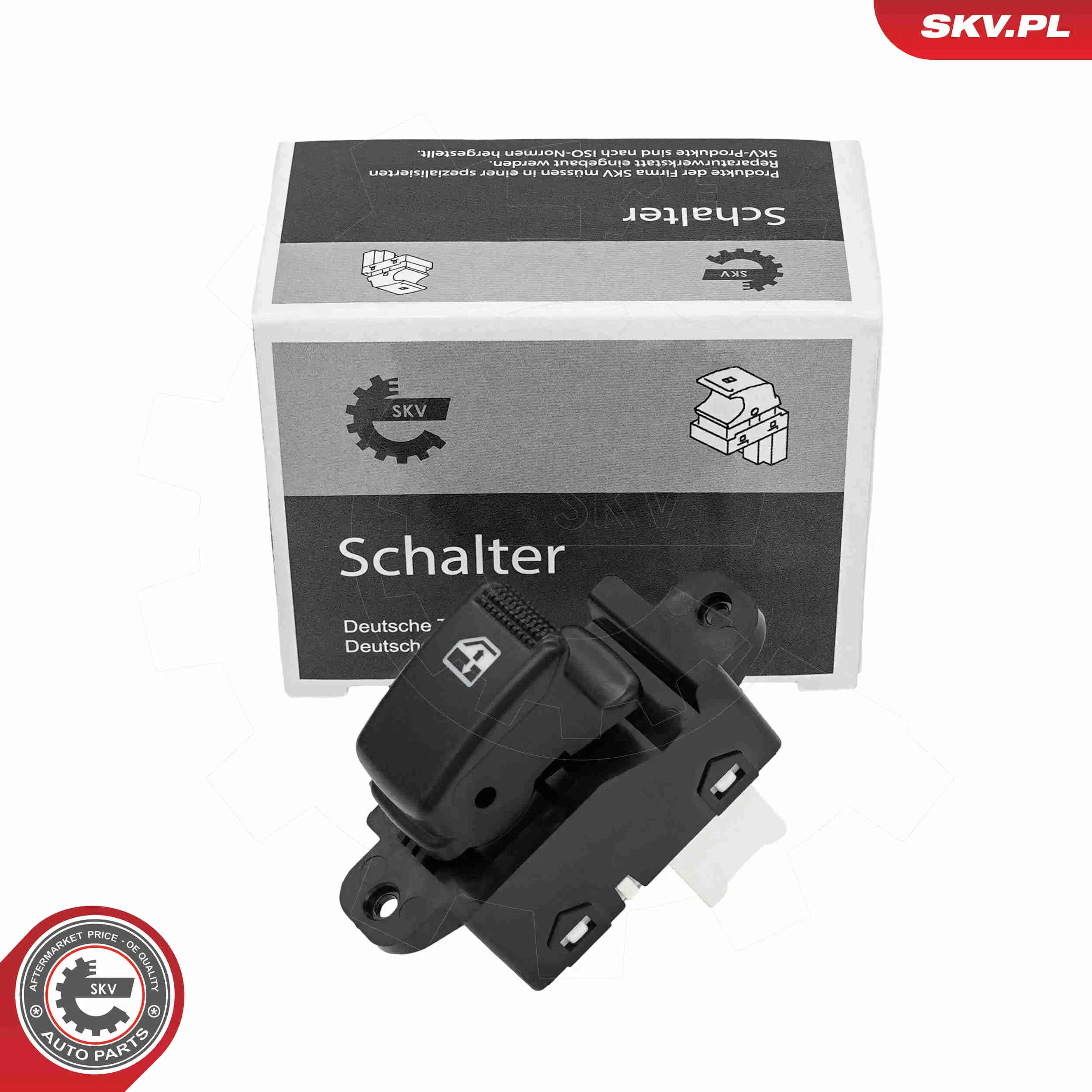 Schalter, Fensterheber vorne rechts hinten links hinten rechts ESEN SKV 37SKV534