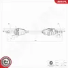 Antriebswelle Vorderachse links ESEN SKV 40SKV012 Bild Antriebswelle Vorderachse links ESEN SKV 40SKV012