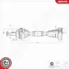 Antriebswelle Vorderachse rechts ESEN SKV 40SKV013 Bild Antriebswelle Vorderachse rechts ESEN SKV 40SKV013