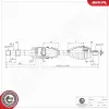 Antriebswelle Vorderachse rechts ESEN SKV 40SKV021 Bild Antriebswelle Vorderachse rechts ESEN SKV 40SKV021
