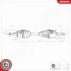 Antriebswelle Vorderachse links ESEN SKV 40SKV038 Bild Antriebswelle Vorderachse links ESEN SKV 40SKV038