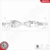 Antriebswelle Vorderachse rechts ESEN SKV 40SKV052 Bild Antriebswelle Vorderachse rechts ESEN SKV 40SKV052
