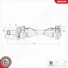 Antriebswelle Hinterachse rechts ESEN SKV 40SKV053 Bild Antriebswelle Hinterachse rechts ESEN SKV 40SKV053