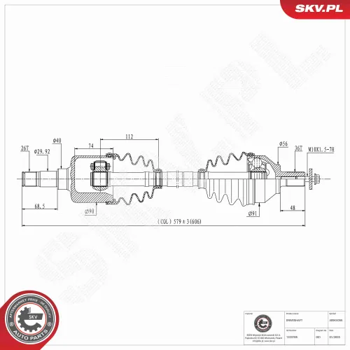 Bremssattel Hinterachse rechts ESEN SKV 44SKV414 Bild Bremssattel Hinterachse rechts ESEN SKV 44SKV414