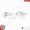 Antriebswelle Vorderachse links ESEN SKV 40SKV070 Bild Antriebswelle Vorderachse links ESEN SKV 40SKV070