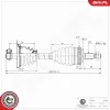 Antriebswelle Vorderachse links ESEN SKV 40SKV095 Bild Antriebswelle Vorderachse links ESEN SKV 40SKV095