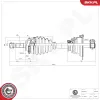 Antriebswelle Vorderachse links ESEN SKV 40SKV096