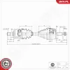 Antriebswelle Vorderachse links ESEN SKV 40SKV112 Bild Antriebswelle Vorderachse links ESEN SKV 40SKV112