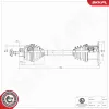 Antriebswelle Vorderachse links Vorderachse rechts ESEN SKV 40SKV114 Bild Antriebswelle Vorderachse links Vorderachse rechts ESEN SKV 40SKV114
