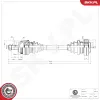 Antriebswelle Hinterachse links Hinterachse rechts ESEN SKV 40SKV115