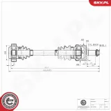 Bremssattel Vorderachse links ESEN SKV 44SKV531
