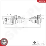 Antriebswelle Hinterachse links ESEN SKV 40SKV119