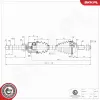 Antriebswelle Vorderachse rechts ESEN SKV 40SKV121 Bild Antriebswelle Vorderachse rechts ESEN SKV 40SKV121