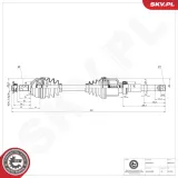 Antriebswelle Vorderachse rechts ESEN SKV 40SKV123