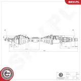 Antriebswelle Vorderachse rechts ESEN SKV 40SKV129