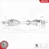 Antriebswelle Vorderachse rechts ESEN SKV 40SKV132 Bild Antriebswelle Vorderachse rechts ESEN SKV 40SKV132