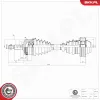 Antriebswelle Vorderachse links Vorderachse rechts ESEN SKV 40SKV135 Bild Antriebswelle Vorderachse links Vorderachse rechts ESEN SKV 40SKV135