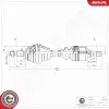Antriebswelle Vorderachse links ESEN SKV 40SKV178 Bild Antriebswelle Vorderachse links ESEN SKV 40SKV178