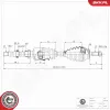 Antriebswelle Vorderachse rechts ESEN SKV 40SKV186 Bild Antriebswelle Vorderachse rechts ESEN SKV 40SKV186