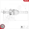 Antriebswelle Vorderachse rechts ESEN SKV 40SKV199