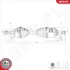 Antriebswelle Vorderachse links ESEN SKV 40SKV230