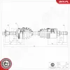 Antriebswelle Vorderachse links ESEN SKV 40SKV236 Bild Antriebswelle Vorderachse links ESEN SKV 40SKV236