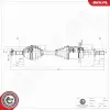 Antriebswelle Vorderachse rechts ESEN SKV 40SKV243 Bild Antriebswelle Vorderachse rechts ESEN SKV 40SKV243