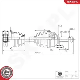 Antriebswelle ESEN SKV 40SKV244