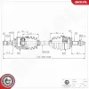 Antriebswelle Vorderachse rechts ESEN SKV 40SKV248 Bild Antriebswelle Vorderachse rechts ESEN SKV 40SKV248