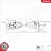 Antriebswelle Vorderachse rechts ESEN SKV 40SKV250 Bild Antriebswelle Vorderachse rechts ESEN SKV 40SKV250