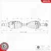 Antriebswelle Vorderachse rechts ESEN SKV 40SKV266 Bild Antriebswelle Vorderachse rechts ESEN SKV 40SKV266