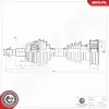 Antriebswelle Vorderachse links ESEN SKV 40SKV271 Bild Antriebswelle Vorderachse links ESEN SKV 40SKV271