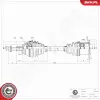 Antriebswelle Vorderachse links ESEN SKV 40SKV284 Bild Antriebswelle Vorderachse links ESEN SKV 40SKV284