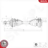 Antriebswelle Hinterachse links ESEN SKV 40SKV294