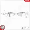 Antriebswelle Vorderachse links ESEN SKV 40SKV297 Bild Antriebswelle Vorderachse links ESEN SKV 40SKV297