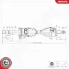 Antriebswelle Vorderachse rechts ESEN SKV 40SKV311 Bild Antriebswelle Vorderachse rechts ESEN SKV 40SKV311