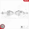 Antriebswelle Vorderachse links ESEN SKV 40SKV329 Bild Antriebswelle Vorderachse links ESEN SKV 40SKV329