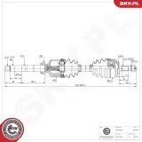 Antriebswelle Vorderachse rechts ESEN SKV 40SKV330