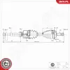 Antriebswelle Vorderachse rechts ESEN SKV 40SKV337 Bild Antriebswelle Vorderachse rechts ESEN SKV 40SKV337
