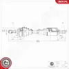 Antriebswelle Vorderachse links ESEN SKV 40SKV339 Bild Antriebswelle Vorderachse links ESEN SKV 40SKV339