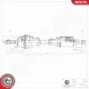 Antriebswelle Vorderachse links ESEN SKV 40SKV342 Bild Antriebswelle Vorderachse links ESEN SKV 40SKV342