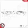 Antriebswelle Vorderachse rechts ESEN SKV 40SKV354 Bild Antriebswelle Vorderachse rechts ESEN SKV 40SKV354