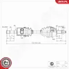 Antriebswelle Vorderachse links ESEN SKV 40SKV355 Bild Antriebswelle Vorderachse links ESEN SKV 40SKV355