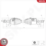 Antriebswelle Vorderachse links ESEN SKV 40SKV367