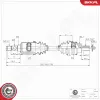 Antriebswelle Hinterachse links Hinterachse rechts ESEN SKV 40SKV368 Bild Antriebswelle Hinterachse links Hinterachse rechts ESEN SKV 40SKV368