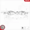Antriebswelle Vorderachse links ESEN SKV 40SKV372 Bild Antriebswelle Vorderachse links ESEN SKV 40SKV372