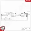 Antriebswelle Vorderachse rechts ESEN SKV 40SKV381 Bild Antriebswelle Vorderachse rechts ESEN SKV 40SKV381