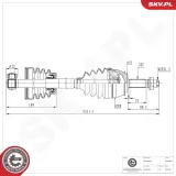 Antriebswelle Vorderachse rechts ESEN SKV 40SKV383