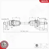 Antriebswelle Vorderachse rechts ESEN SKV 40SKV388 Bild Antriebswelle Vorderachse rechts ESEN SKV 40SKV388